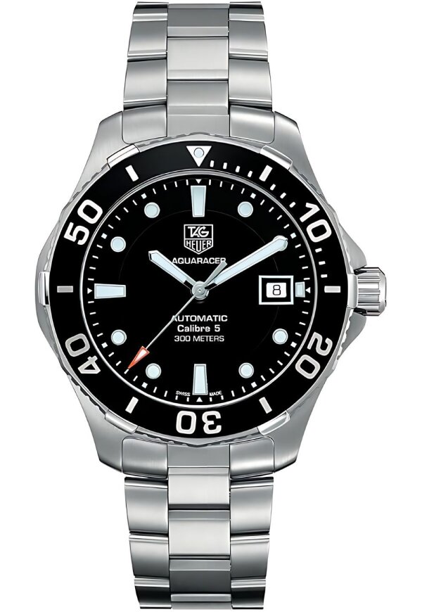 Tag Heuer  Aquaracer Herrenuhr silber schwarz WAN2110.BA0822