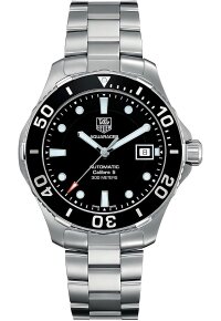Tag Heuer  Aquaracer Herrenuhr silber schwarz WAN2110.BA0822