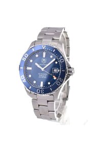 Tag Heuer Aquaracer Herrenuhr silber blau WAN2111.BA0822