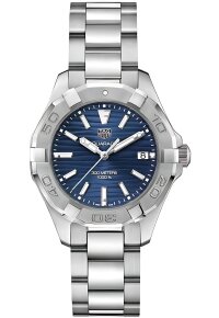 Tag Heuer Aquaracer Lady Damenuhr silber blau WBD131D.BA0748