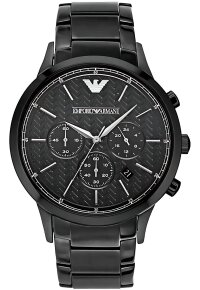 Emporio Armani Renato Herrenuhr Chronograph schwarz AR2485