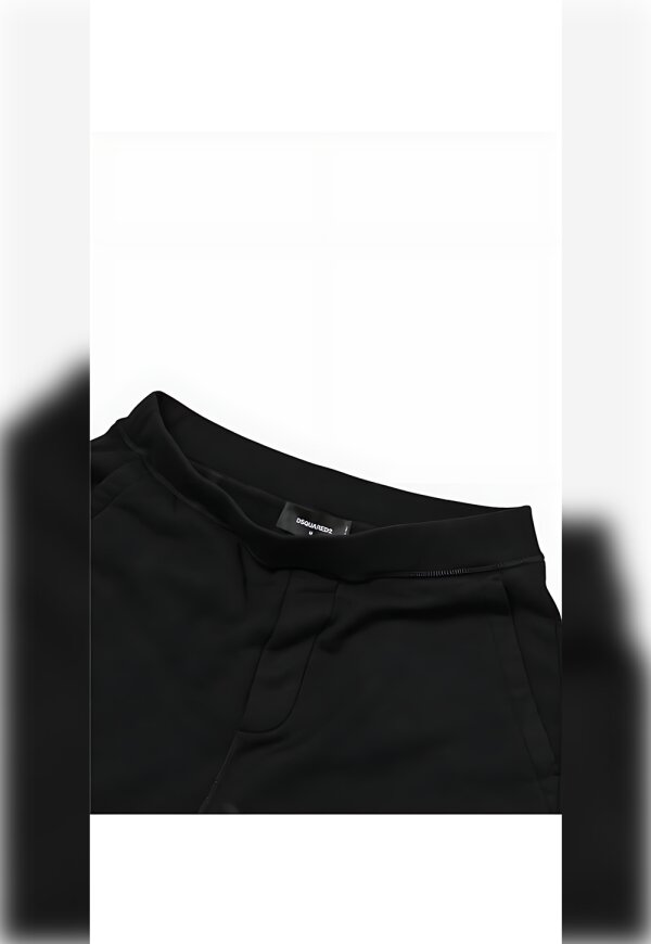 Dsquared2 Relax Fit Shorts Baumwolle Schwarz Herren