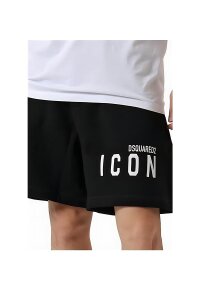 Dsquared2 Shorts Relax Fit Schwarz Herren