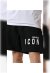 Dsquared2 Relax Fit Shorts Baumwolle Schwarz Herren