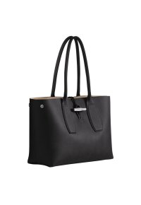 Longchamp Le Roseau L Tote Bag Schwarz