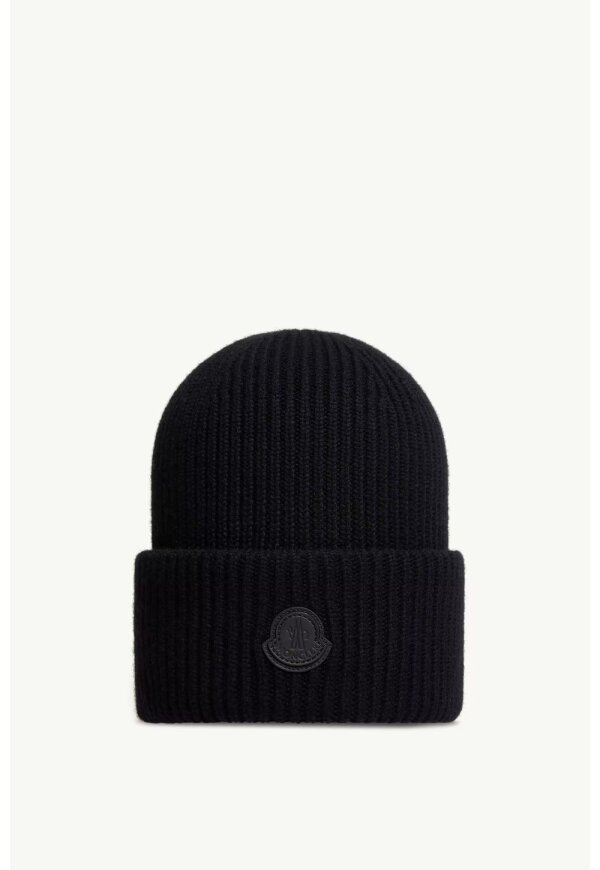Moncler Wollmütze in Schwarz