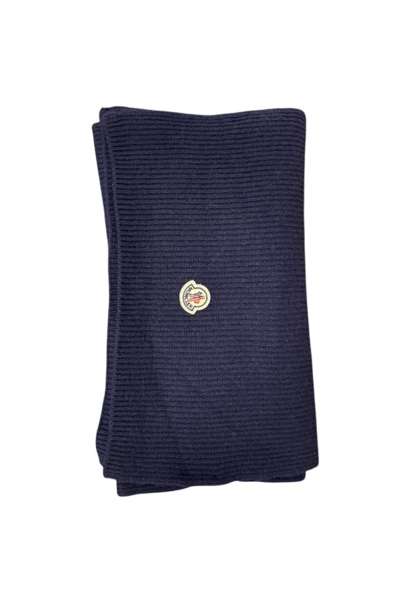 Moncler Kaschmir Schal in Dunkelblau