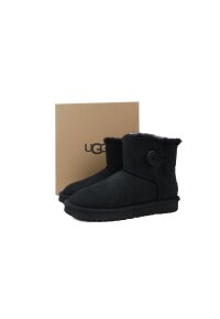 UGG Mini Bailey Button II Schwarz