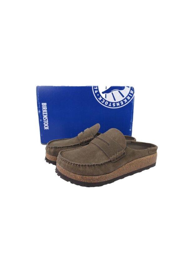 Birkenstock Naples Wrapped Clogs Kaffeebraun