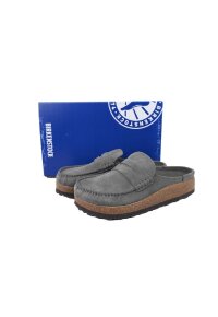 Birkenstock Naples Wrapped Clogs Grau