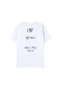 Off White Tattoo Arrow Jersey Shirt Herren weiß