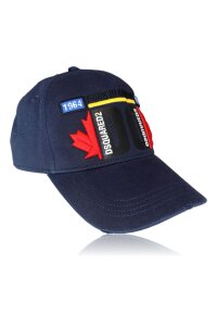 Dsquared2 Baseball Cap Born In Canada Navy