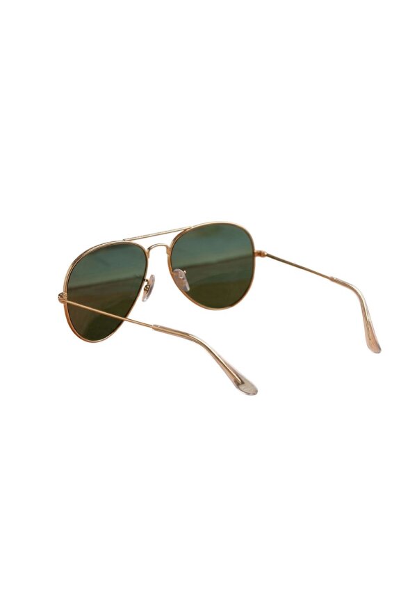 Ray-Ban RB3025 L0205 Aviator Sonnenbrille Gold Grün