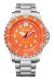 Citizen Automatik Armbanuhr NJ0128-80X Orange Edelstahl