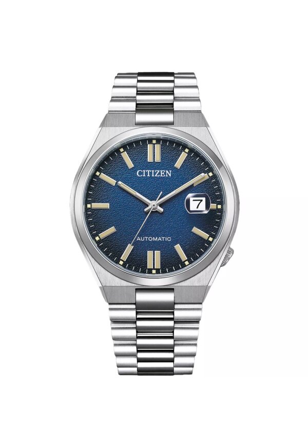 Citizen Automatik Armbanduhr NJ0151-88L Blau Edelstahl