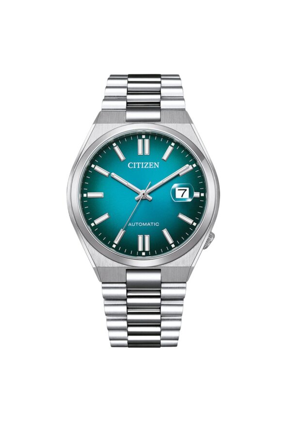 Citizen Automatik Armbanduhr NJ0151-88X Türkis Edelstahl