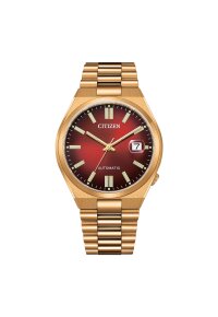 Citizen Automatik Armbanduhr NJ0153-82X Rot Edelstahl