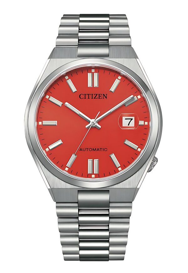 Citizen Tsuyosa NJ0158-89W Automatikuhr Pantone “Blazing Red” Limited Edition Edelstahl