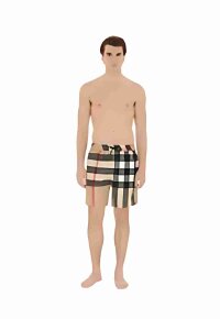 Burberry Check Swim Shorts
