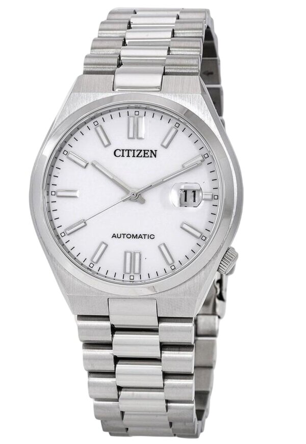 Citizen NJ0150-81A Automatik Armbanduhr Edelstahl Weiß