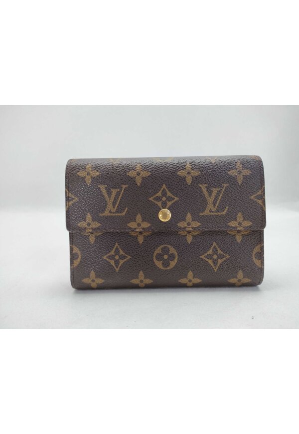 Louis Vuitton Mat Porte Tresor International Wallet Monogram Vernis Braun