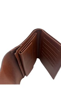 Louis Vuitton Mat Porte Tresor International Wallet Monogram Vernis Braun