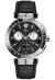 Versace Aion Chronograph Herrenuhr silber schwarz Lederarmband