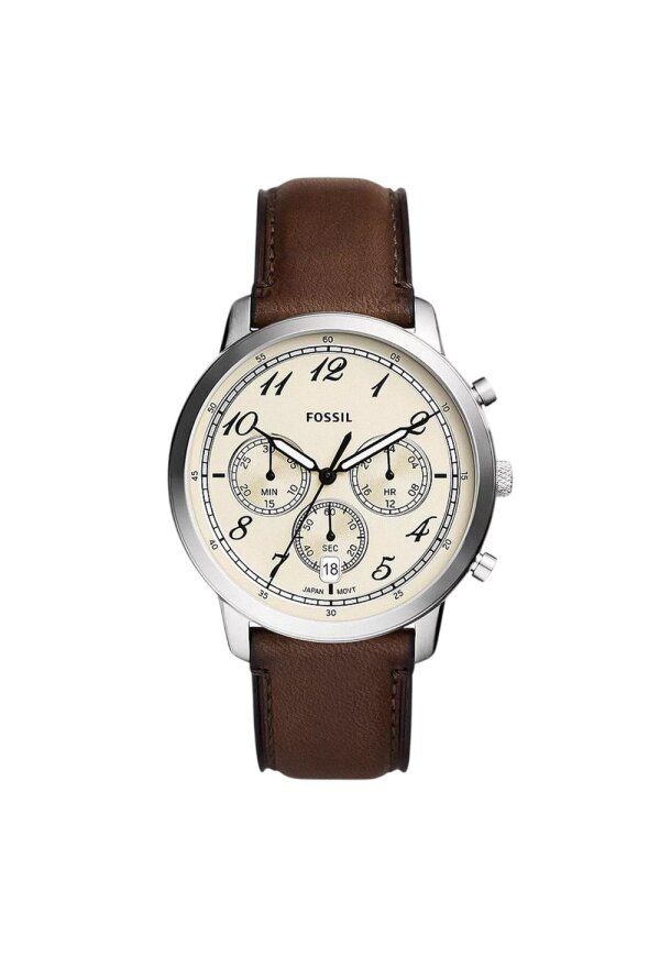 Fossil Neutra Chronograph Brown Leather Watch FS6022