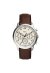 Fossil Neutra Chronograph Brown Leather Watch FS6022