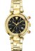 Versace Revive Chronograph Damenuhr gold schwarz
