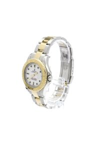 Rolex Oyster Perpetual Yacht-Master Automatische Uhr Edelstahl und Gelbgold 35 Ref. 168623