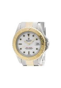 Rolex Oyster Perpetual Yacht-Master Automatische Uhr Edelstahl und Gelbgold 35 Ref. 168623