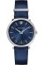 Versace V Circle Unisex Uhr silber blau
