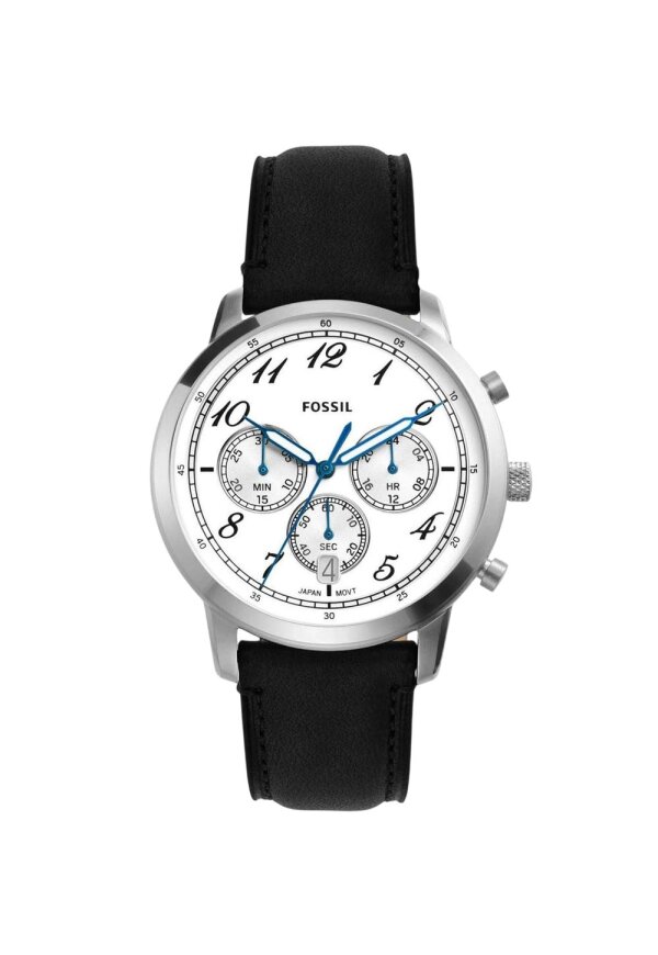 Fossil Neutra Chronograph Black Leather Watch FS6023