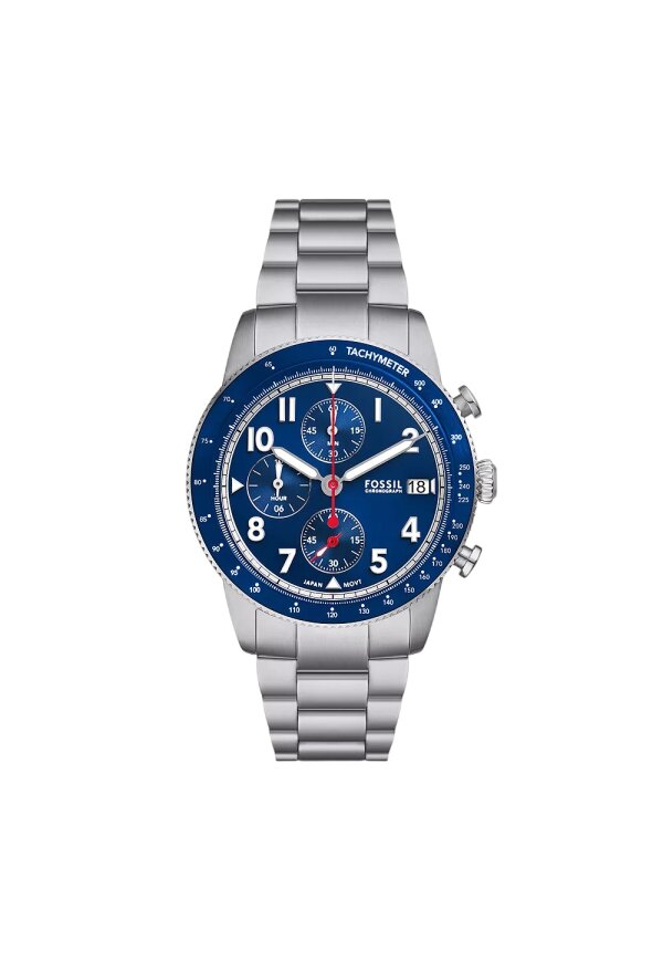 Fossil Sport Tourer Chronograph Stainless Steel Watch FS6047