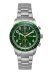 Fossil Sport Tourer Chronograph Edelstahl Herrenuhr Grün FS6048