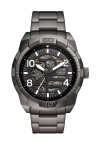 Fossil Bronson Automatic Smoke Stainless Steel Watch