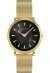 Versace V Circle Medusa Damenarmbanduhr gold schwarz