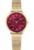 Versace V Circle Medusa Damenarmbanduhr gold rot