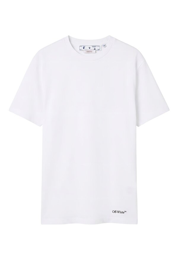 Off-White Scribble Diagram Slim Tee White Black