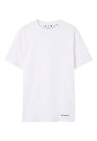 Off-White Scribble Diagram Slim Tee White Black