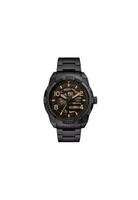 Fossil Bronson Automatik Herrenuhr Goldfarben Edelstahl 48 mm