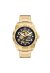 Fossil Bronson Automatik Herrenuhr Goldfarben Edelstahl 48 mm