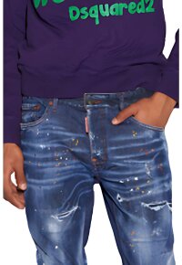 Dsquared2 Super Twinky Jeans Medium Autumn Leaves Wash...