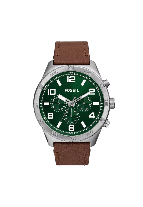Fossil Brox Multifunction Brown Leather Watch