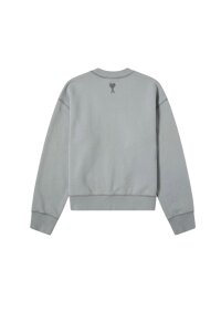 Ami Paris Ami de Coeur Fade Out Pullover Grau Herren