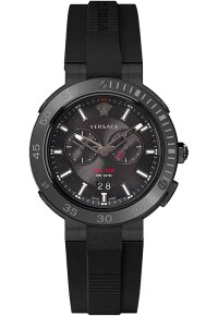 Versace V Extreme Herrenuhr Chronograph schwarz