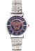 Versace V Essential Damenuhr silber blau