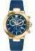Versace Urban Mystique Chronograph Herrenuhr gold blau