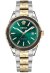 Versace Hellenyium Herrenuhr silber gold gruen